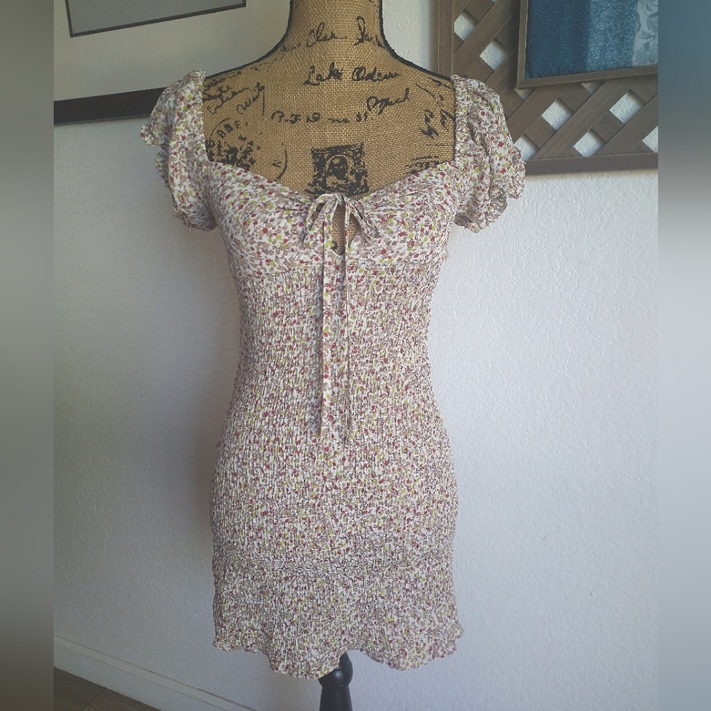 Shirred Bodycon Dress